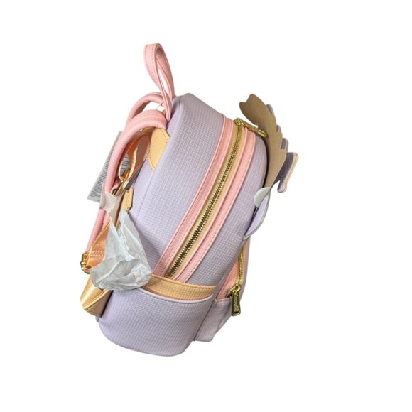 Figment Loungefly -Charming Dragon Kids Backpack - Pink and Purple - Picture 4 of 4